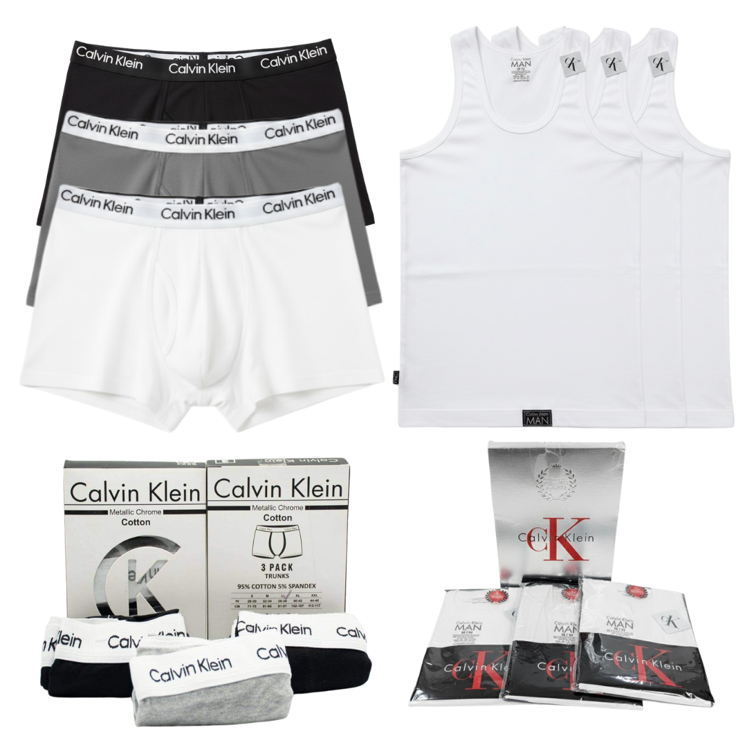 CK Vest & Boxers Combo Deal (Best Value Set)