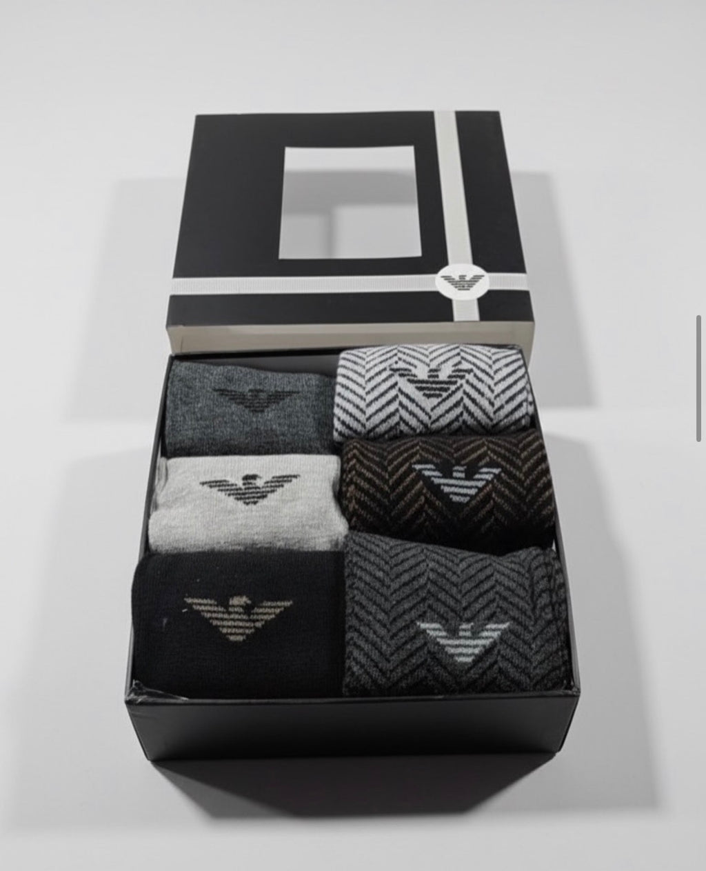 Armani Men’s Socks Gift Pack (6 Pairs)