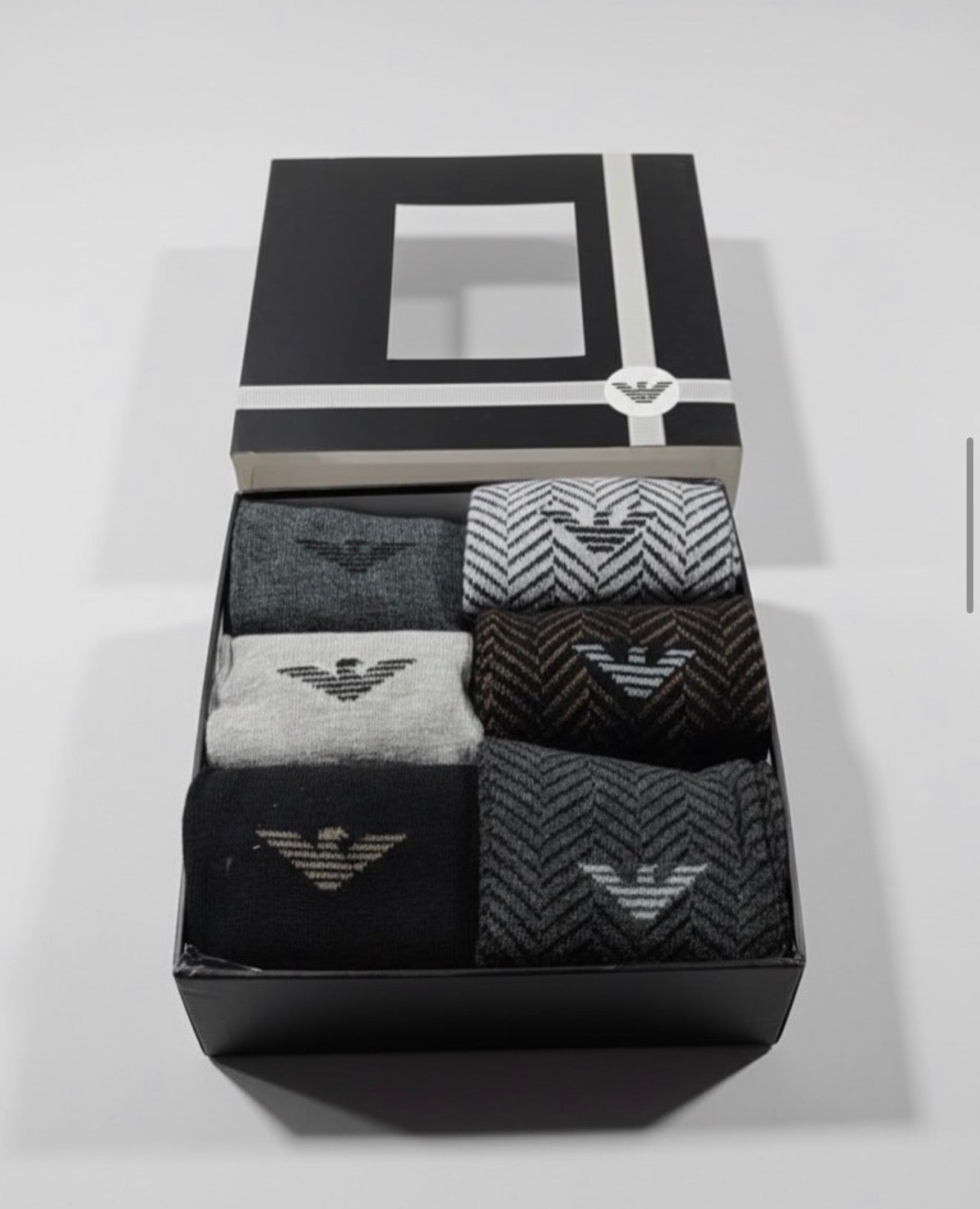 Armani Men’s Socks Gift Pack (6 Pairs)