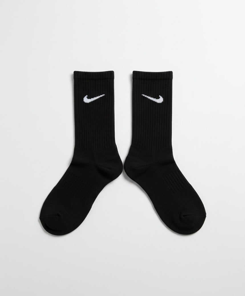 Nike Cushioned Crew Socks Black (Pack of 5)
