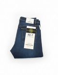 Stone Island Straight Stretch Denim Jeans Dark Blue