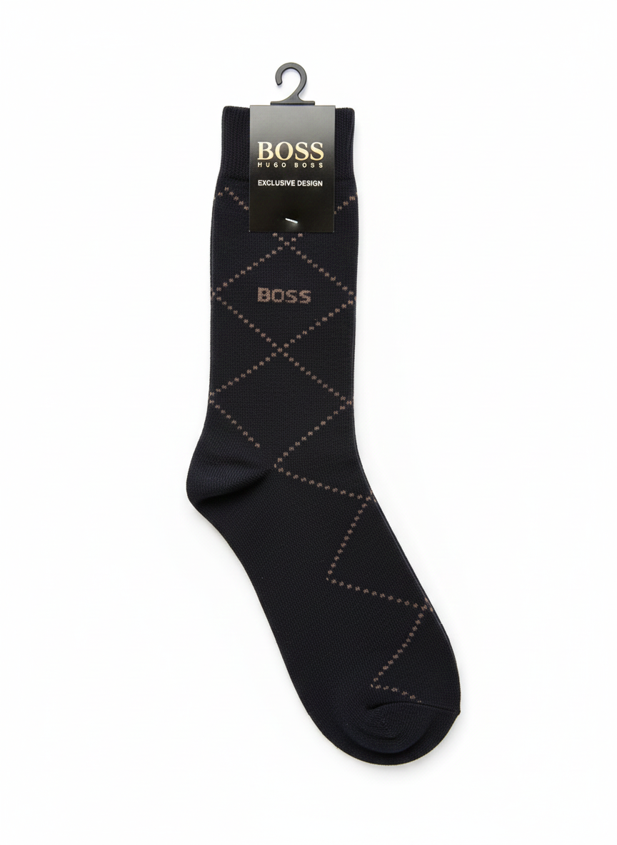 BOSS Executive Cross Pattern Socks