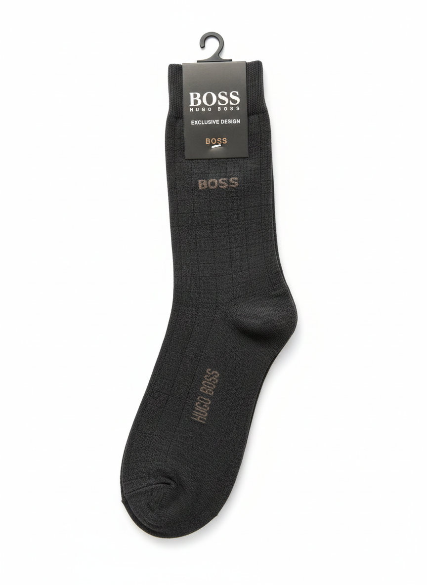 BOSS Executive Check Pattern Socks
