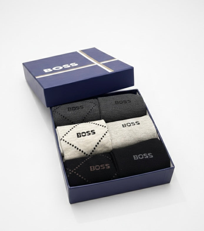 BOSS Men’s Socks Gift Box (6 Pairs)