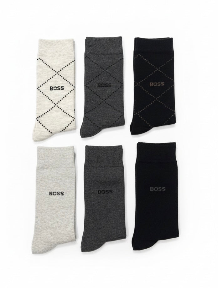BOSS Men’s Socks Gift Box (6 Pairs)