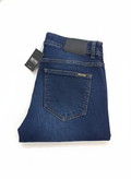 Boss Straight Stretch Denim Jeans Dark Blue