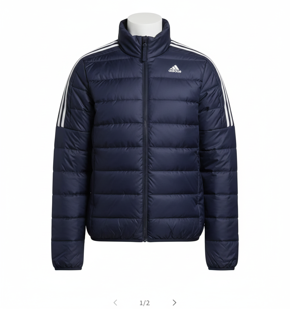 Adidas Essential Puffer Jacket Navy