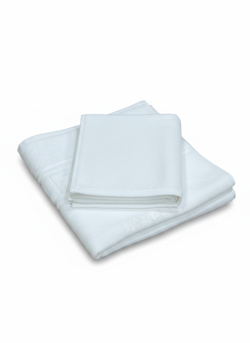 Premium Pure Cotton Bath & Hand Towel Combo