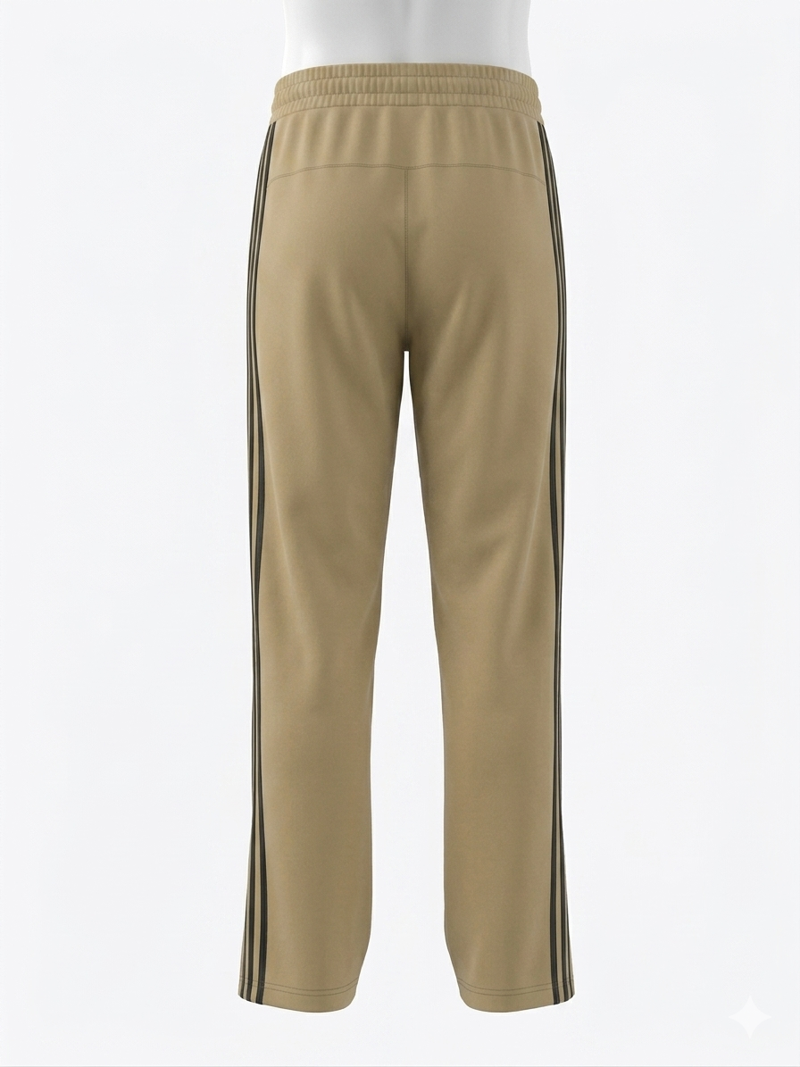 Adidas Baggy Track Pants - Khaki/Beige