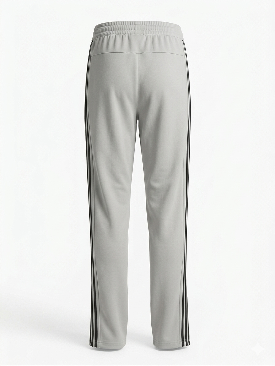 Adidas Baggy Track Pants - Light Grey