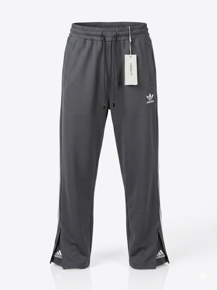 Adidas Baggy Track Pants - Carbon Grey